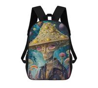 sinyumoney Alien Art LVII Mochila, Mochila Infantil, Mochila Escolar Para Estudiantes, Mochila Para Libros, Mochila Escolar Impresa En 3D Para Niños Y Niñas 17inch