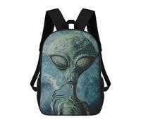 sinyumoney Alien Art LXVII Mochilas Infantiles Impresas En 3D, Mochilas De Moda Informales, Mochilas De Viaje Bonitas, Mochilas Informales Para Exteriores Para Niños Y Niñas 17inch