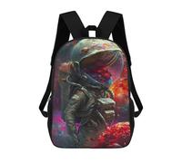 sinyumoney Alien Astronaut in Space Mochilas Impresas En 3D Para Niños 17inch Mochilas De Moda Informales Para El Día A Día, Bolsas De Viaje, Mochilas Informales Para Exteriores Para Niños Y Niñas