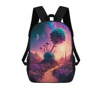 sinyumoney Alien Desert Bloom Mochilas Para Niños Y Estudiantes, Mochilas Escolares Impresas En 3D, Mochilas Para Estudiantes De Primaria Y Secundaria Para Niños Y Niñas 17inch