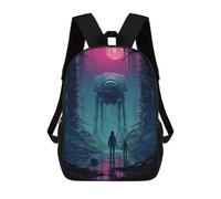 sinyumoney Alien Encounter Mochila Ronaldo, Mochila Infantil, Mochila Escolar Para Estudiantes, Mochila Para Libros, Mochila Escolar Impresa En 3D Para Niños Y Niñas, 17inch
