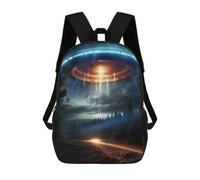 sinyumoney Alien Invasion Mochila Escolar Resistente Al Agua, Mochila De Viaje, Bolsa Para Computadora Para La Escuela/trabajo/viajes 17inch