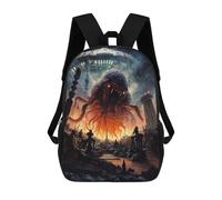 sinyumoney Alien Monster Invasion Mochila Escolar Para Niños, Mochila Escolar De Gran Capacidad Para Niños, Mochila Escolar 3D, Regalos Para Niños 17inch