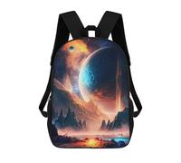 sinyumoney Alien Planet Landscape -7 Mochila Escolar Infantil Impresa En 3D Para Niños, Mochila De Viaje De Alta Capacidad, Bolsas Para Libros, Mochila Escolar Infantil 17inch