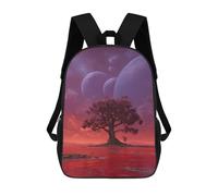 sinyumoney Alien Planet with Giant Trees Mochila Escolar Resistente Al Agua Para Ordenador Portátil Para La Escuela/trabajo/viajes 17inch