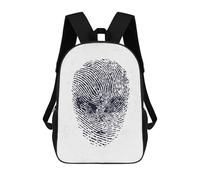 sinyumoney Alien UFO Finger Print Mochilas Infantiles Impresas En 3D Para Niños, Mochilas Escolares De Moda, Mochilas De Viaje, Mochilas Escolares Para Niños De Primaria 17inch