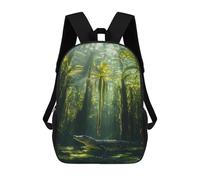 sinyumoney Alligator in A Swampy Environment Mochila Escolar Mochila De Día Mochila De Negocios Mochila Impermeable Para Libros Para Niños/Niñas/Adolescentes 17inch