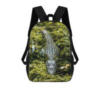 sinyumoney Alligator Mochilas Escolares, De Viaje Y Universitarias Para Hombres, Mujeres Y Adolescentes 17inch