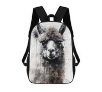 sinyumoney Alpaca Andean Charm Mochilas Para Niños Mochila Escolar Mochila Escolar Impresa En 3D Para Niños Estudiantes De Primaria Y Secundaria 17inch