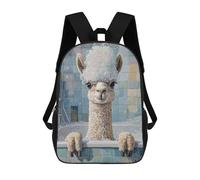 sinyumoney Alpaca Bath Time Mochila Escolar Para El Trabajo, Negocios, Universidad Y Escuela Para Hombres, Mujeres Y Adolescentes 17inch