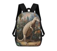 sinyumoney Amazing Armadillo Safari Mochila Infantil, Mochila Escolar Para Niños Y Adolescentes, Mochila De Viaje, Mochila Escolar, Mochila Para Libros 17inch