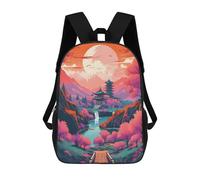 sinyumoney Amazing Colorful Landscape Mochila Infantil, Mochila Escolar Para Niños, Mochila Escolar Infantil Con Estampado 3D De Dibujos Animados, Mochila De Gran Capacidad Para Niños Y Niñas 17inch