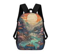sinyumoney Amazing Landscape in Japan Mochilas Para Niños Mochila Escolar De Moda Mochila Escolar Impresa En 3D Para Niños Estudiantes De Primaria Y Secundaria 17inch
