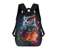 sinyumoney Amazing Owl Mochila Escolar Infantil Impresa En 3D Para Niños, Mochilas De Viaje, Bolsas Para Libros Para Niños Estudiantes De Primaria 17inch