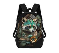 sinyumoney Amazing Raccoon 17inch Mochilas Escolares Impresas En 3D, Mochilas Escolares De Moda Para Niños De Primaria Y Secundaria