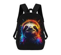 sinyumoney Amazing Sloth Mochila De Peluche Con Dibujos Animados, Mochila 3D Para Niños, Bolsa Escolar, Idea De Regalo De Cumpleaños Para Niños Y Niñas 17inch
