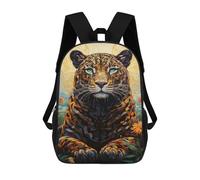 sinyumoney Amazon Jungle Leopard Majesty Mochila Escolar, De Negocios, Para Portátil, Unisex, Informal, Para Adolescentes, Chicas, Chicos, Mujeres Y Hombres 17inch