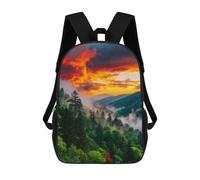 sinyumoney Amazon Rainforest Sunset -1 Mochila Grande Para Portátil Resistente Al Agua Para La Escuela - Perfecta Para Viajes, Trabajo Y Uso Diario 17inch