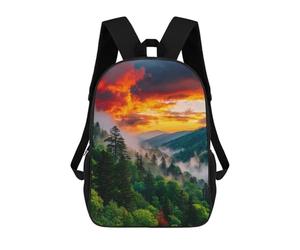 sinyumoney Amazon Rainforest Sunset -1 Mochila Grande Para Portátil Resistente Al Agua Para La Escuela - Perfecta Para Viajes, Trabajo Y Uso Diario 17inch