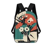 sinyumoney Amelia Bouquet of Flowers Mochila De Viaje Para La Universidad, Mochilas Para El Campus, Viajes Al Aire Libre Y Deportes 17inch