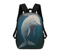 sinyumoney American Beluga Mochila Escolar Para Niñas Y Niños, Mochilas De Gran Capacidad, Mochilas Ligeras Para Niños Y Estudiantes 17inch