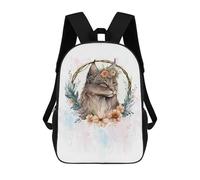 sinyumoney American Bobtail Cat Art Mochila De Trabajo Para Portátil, Mochila Para Hombres, Mujeres Y Adolescentes 17inch