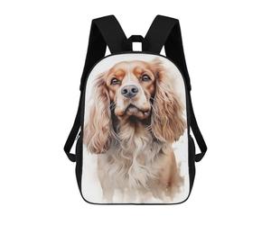 sinyumoney American Cocker Dog Mochila Infantil, Mochila Escolar Infantil, Mochilas Escolares Impresas En 3D Para Niños Y Estudiantes Adolescentes 17inch
