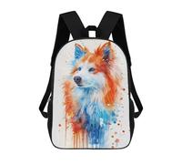 sinyumoney American Eskimo Dog Mochilas Infantiles Mochila Escolar Impresa En 3D Para Niños Mochilas De Viaje Bolsas Para Libros Para Niños 17inch Mochila Escolar