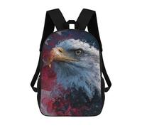 sinyumoney American Flag Eagle Art Print-1 Mochila Escolar Ligera E Informal Para Adolescentes, Niños, Mujeres Y Hombres 17inch