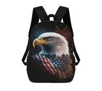 sinyumoney American Flag Eagle Art Print Mochilas Infantiles Impresas En 3D Para Niños. Mochilas De Viaje De Moda Para Niños. Mochila Escolar Para Estudiantes De Primaria Y Secundaria.