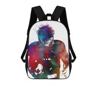 sinyumoney American Football Player Mochila Escolar Ligera Para Aeropuerto Y Estudiantes Universitarios: Perfecta Para Viajes, Trabajo Y Uso Diario 17inch