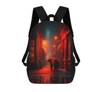 sinyumoney Amsterdam Red Light Bear Mochila Escolar Resistente Al Agua, Mochila De Viaje, Bolsa Para Computadora Para La Escuela/trabajo/viajes 17inch