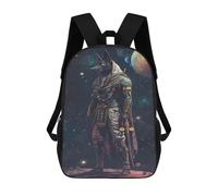 sinyumoney Ancient Egyptian God Statue Art Print Mochilas Escolares Mochila Escolar Ligera Mochila De Día Mochila Escolar Para La Universidad Para Niños/Niñas/Adolescentes 17inch