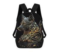 sinyumoney Ancient God Wolf Portrait Mochilas Infantiles Mochila Escolar Impresa En 3D Para Niños Mochilas De Viaje Bolsas Para Libros Para Niños 17inch Mochila Escolar