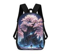 sinyumoney Ancient Sakura Tree Japan Mochila Ligera Informal Para El Día A Día, Mochila Escolar Para Hombres/mujeres 17inch