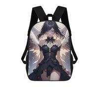 sinyumoney Angel Anime Girl Mochila Escolar Infantil De 17 Pulgadas Con Estampado 3D, Mochila Moderna Para Niños, Mochilas De Viaje, Bolsas Para Libros, Mochila Escolar Infantil