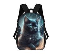 sinyumoney Angel Cat in Space Mochila Escolar Impresa En 3D Mochila Escolar De Moda Para Niños Mochilas Para Niños Estudiantes De Secundaria 17inch