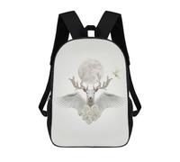 sinyumoney Angel Deer 17inch Mochilas Escolares Impresas En 3D, Mochilas Escolares De Moda Para Niños De Primaria Y Secundaria