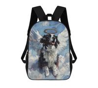 sinyumoney Angel Dog Heaven Painting -2 Mochilas Escolares Para Ordenador, Ideales Para El Colegio/trabajo/viajes, Acampadas, Aventuras Al Aire Libre Y Viajes Diarios 17inch