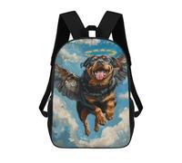 sinyumoney Angel Dog in Flight -1 Mochila Escolar, De Negocios, Para Portátil, Unisex, Informal, Para Adolescentes, Chicas, Chicos, Mujeres Y Hombres 17inch