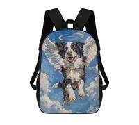 sinyumoney Angel Dog in Heaven Painting -4 Mochila Escolar Resistente Al Agua, Mochila De Viaje, Bolsa Para Computadora - Perfecta Para Viajes, Trabajo Y Uso Diario 17inch