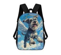 sinyumoney Angel Dog in Heaven Painting -7 Mochila Escolar Para La Escuela Secundaria, Preparatoria, Universidad Y Viajes Para Niños/niñas/adolescentes 17inch