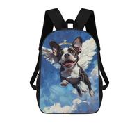 sinyumoney Angel Dog Painting天上小狗画 Mochila Escolar Para Ordenador Portátil Para La Escuela/trabajo/viajes: Perfecta Para Viajes, Trabajo Y Uso Diario 17inch