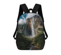 sinyumoney Angel Falls Amazon Rainforest Mochilas Infantiles Mochila Escolar Impresa En 3D Para Niños Mochilas De Viaje Bolsas Para Libros Para Niños 17inch Mochila Escolar