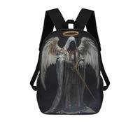 sinyumoney Angel Warrior with Sword Artwork Mochilas Infantiles Mochila Escolar Impresa En 3D Para Niños Mochilas De Viaje Bolsas Para Libros Para Niños 17inch Mochila Escolar