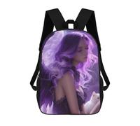 sinyumoney Angel Wings Fantasy Artwork Mochila Escolar Ligera Mochila Escolar De Día Mochila Para Libros Para La Universidad Para Acampar Aventuras Al Aire Libre Y Viajes Diarios 17inch