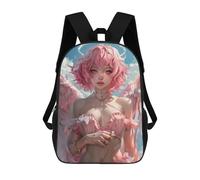 sinyumoney Angel Wings Queen Mochila Escolar De Moda, Mochila Para Material Escolar, Mochila Impermeable Informal Para Acampar, Aventuras Al Aire Libre Y Viajes Diarios 17inch