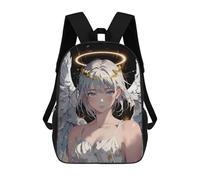 sinyumoney Angel with White Wings Mochila Escolar, Bolso De Negocios, Bolso Para Portátil Duradero Para Campus, Actividades Al Aire Libre, Viajes Y Deportes 17inch