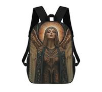 sinyumoney Angelic Figure In Golden Light Mochila Escolar Para Escuela Secundaria, Preparatoria, Universidad Y Viajes Para Hombres/mujeres 17inch