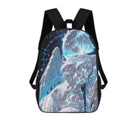 sinyumoney Angelic Figure with Glowing Cracks Mochilas Escolares Para La Escuela Secundaria, Preparatoria, Universidad Y Viajes Para Hombres, Mujeres Y Adolescentes 17inch